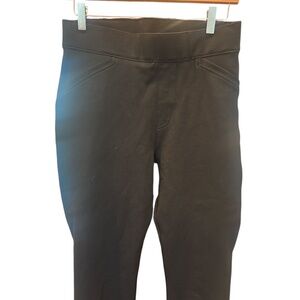 SPANX The Perfect Pant Ankle Back Seam Skinny Ponte Pants,‎ Classic Black, LP